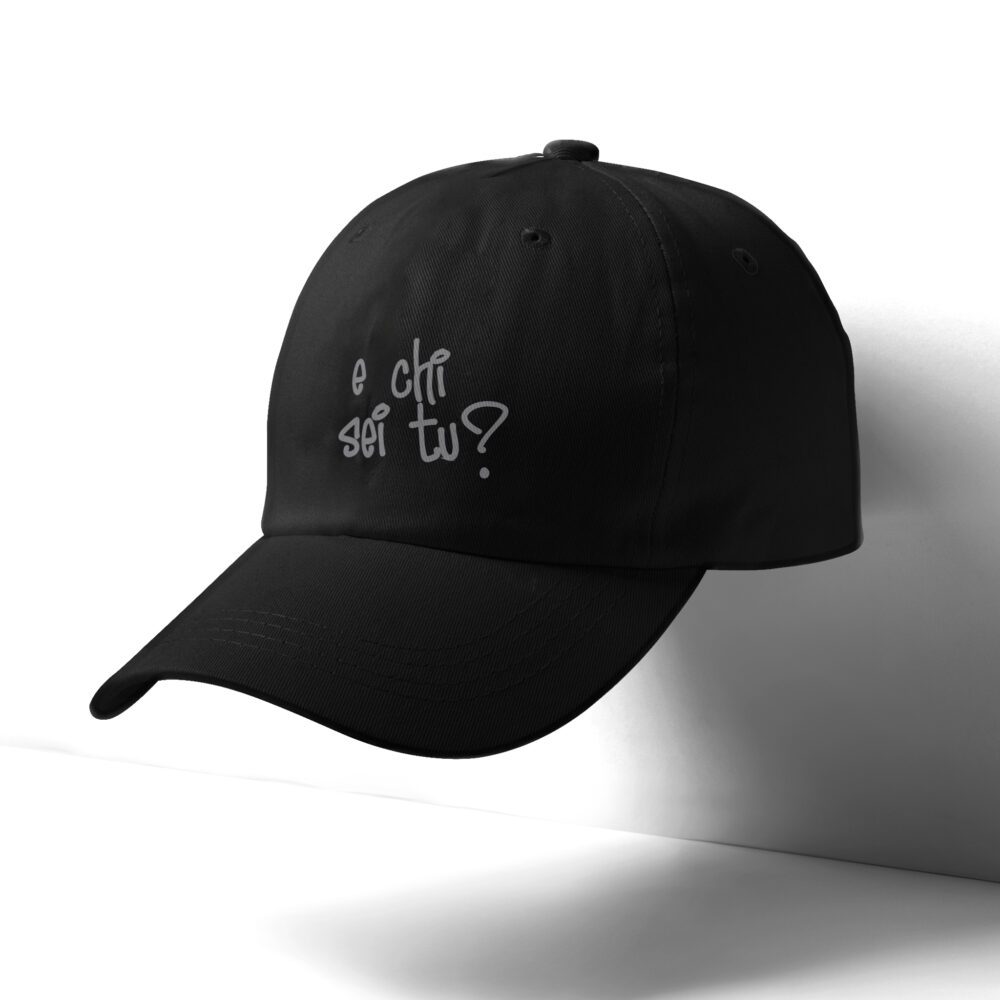 cappello comix e chi sei tu nero grigio