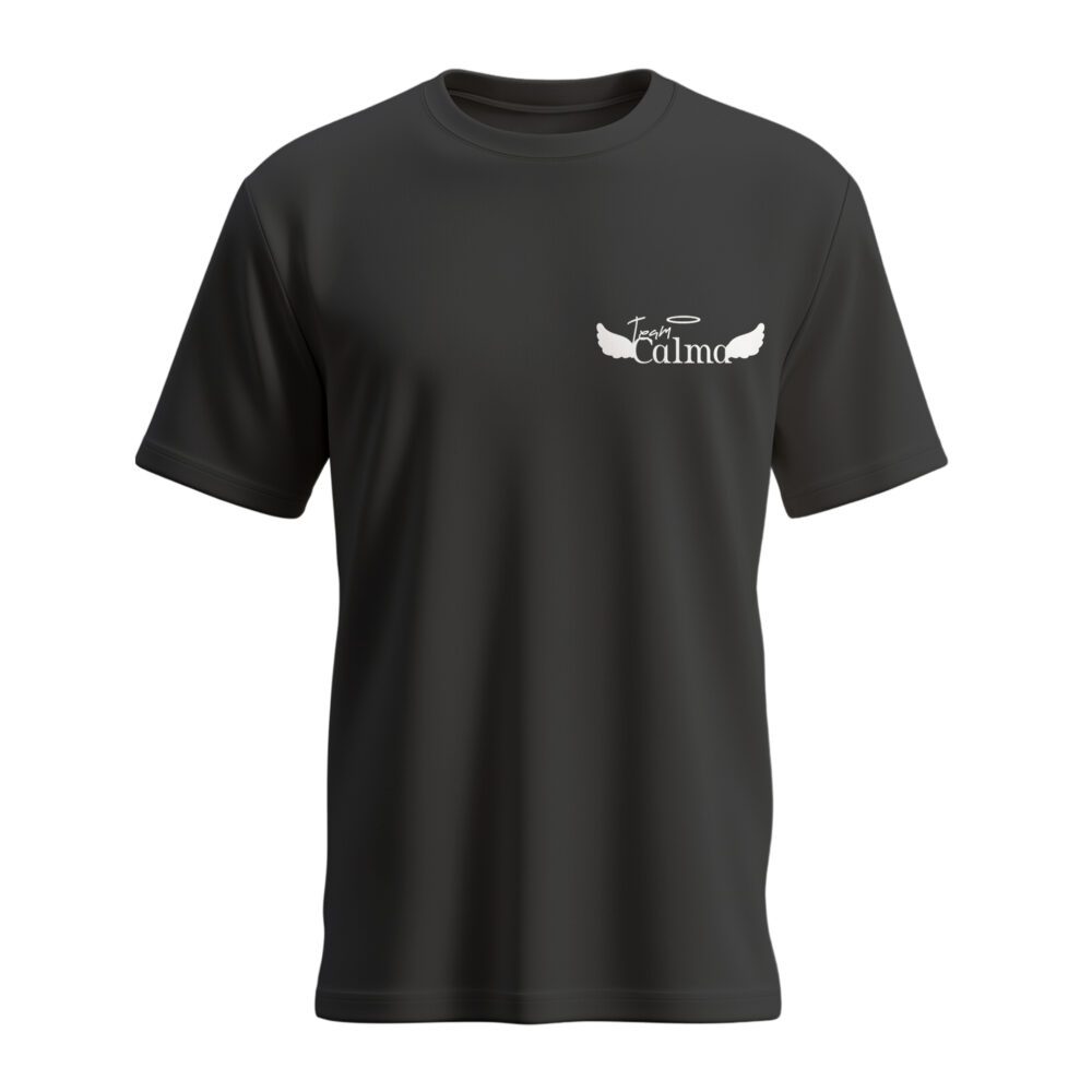 t-shirt calma nera