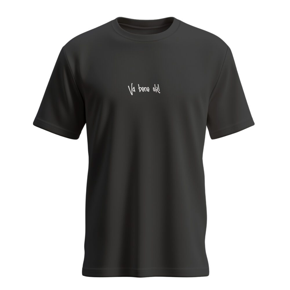 t-shirt va bene ok comix nera