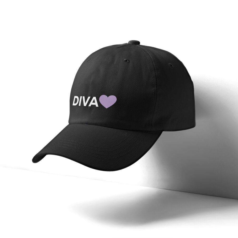 Cappello diva nero